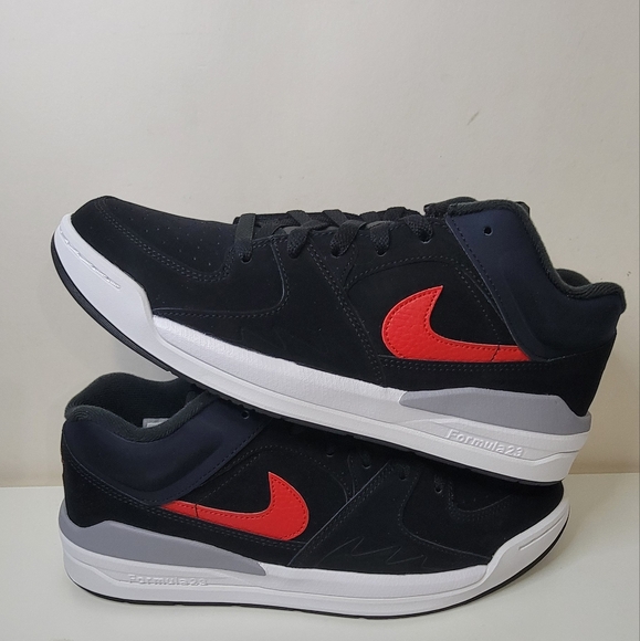 JORDAN STADIUM 90 Black/Fire Red-white  FZ4184 010 - Picture 2 of 11